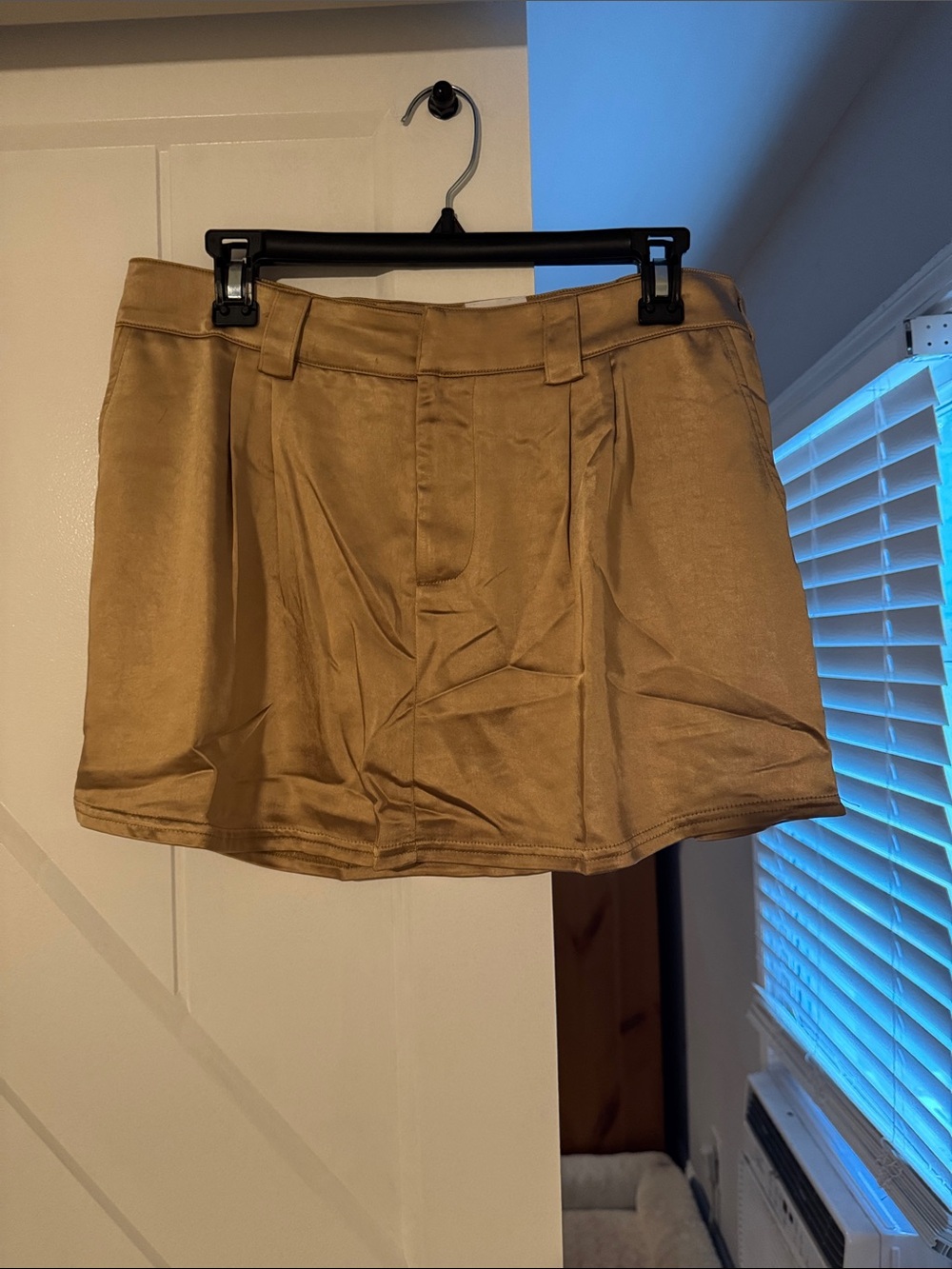 Womenβs Shiny Gold Skirt